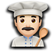 Chef emoji representing restaurant and hospitality professionals as referral partners