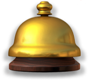 Service bell emoji representing restaurants, cafés, and hospitality spaces