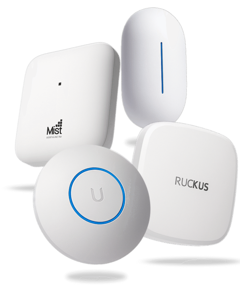 Enterprise Wi-Fi access points from Ubiquiti, Ruckus, and Juniper Mist compatible with LongFi Connect